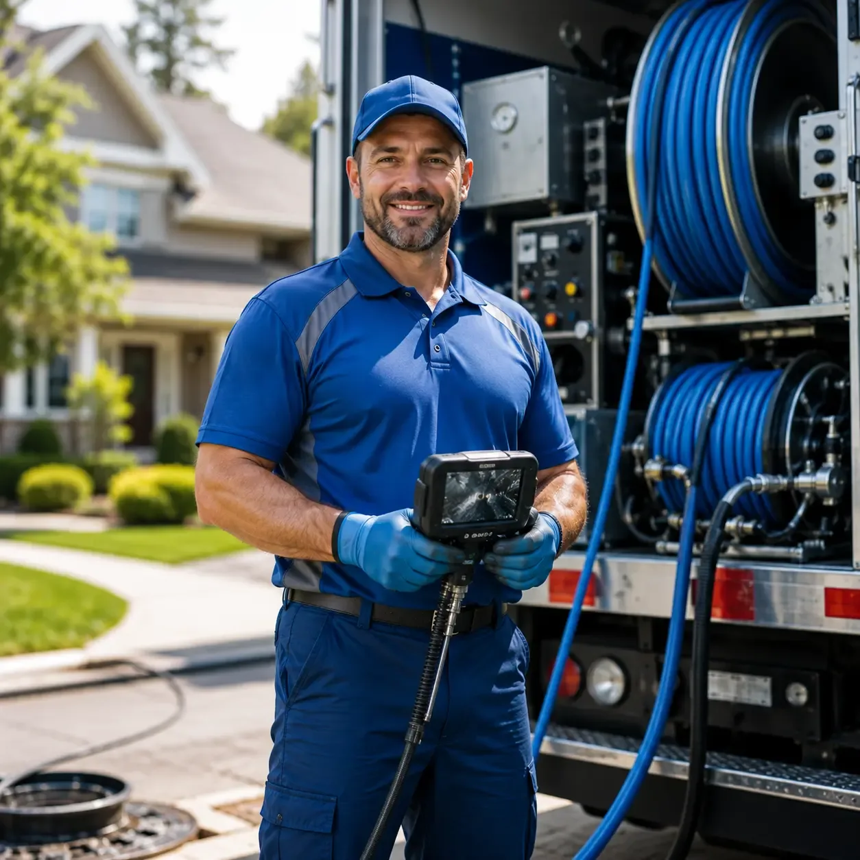 Local outdoor drain cleaning specialists in North Evans, NY